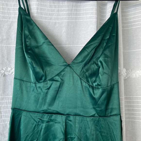 Crisscross Backless Split Thigh Maxi Dress NWT - Picture 4 of 5